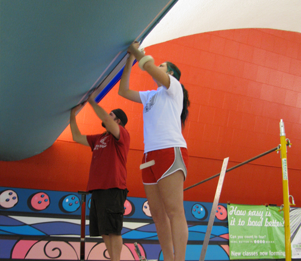 Holiday Lanes Murals